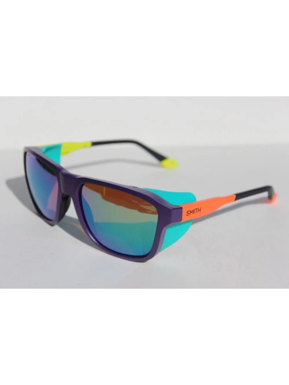 SMITH OPTICS Embark Glacier Sunglasses Purple Cinder Hi Viz/ChromaPop Opal $237 - Picture 4 of 10